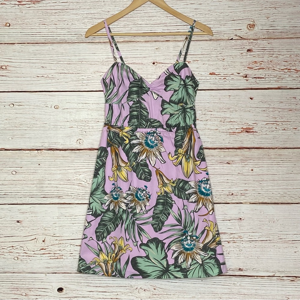 J Crew Factory Floral Print Poplin Cami Dress Sz XS - Picture 15 of 16